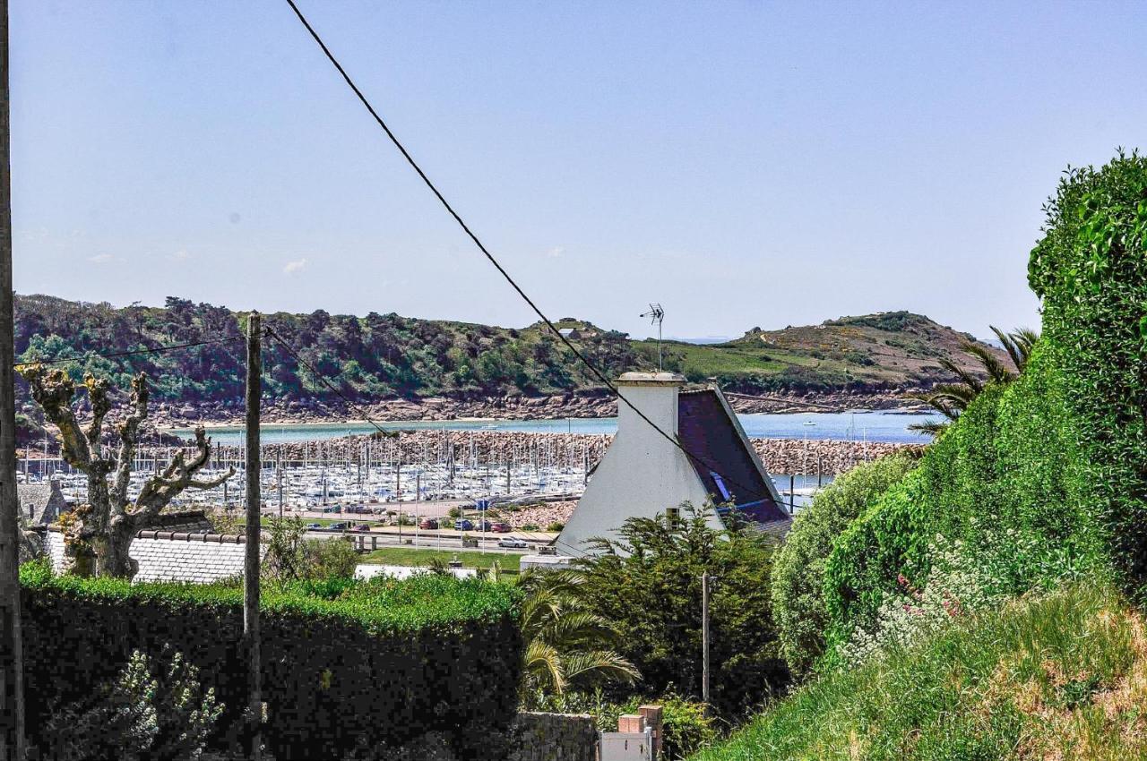Vue Mer Cote De Granit Rose En Bretagne Trébeurden Exteriér fotografie